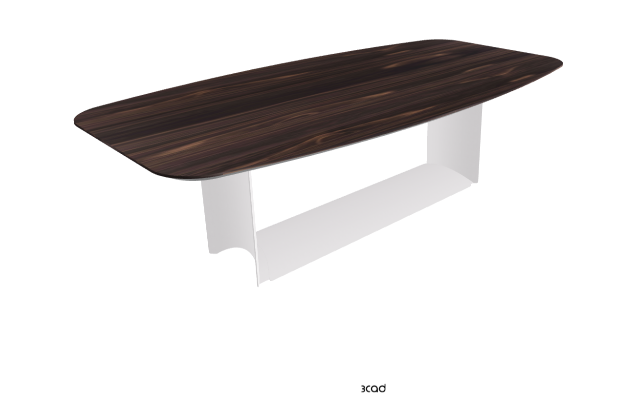 Cattelan Italia Dragon Wood Barrel-Shaped Dining Table