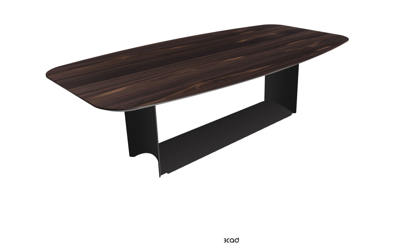 Cattelan Italia Dragon Wood Barrel-Shaped Dining Table
