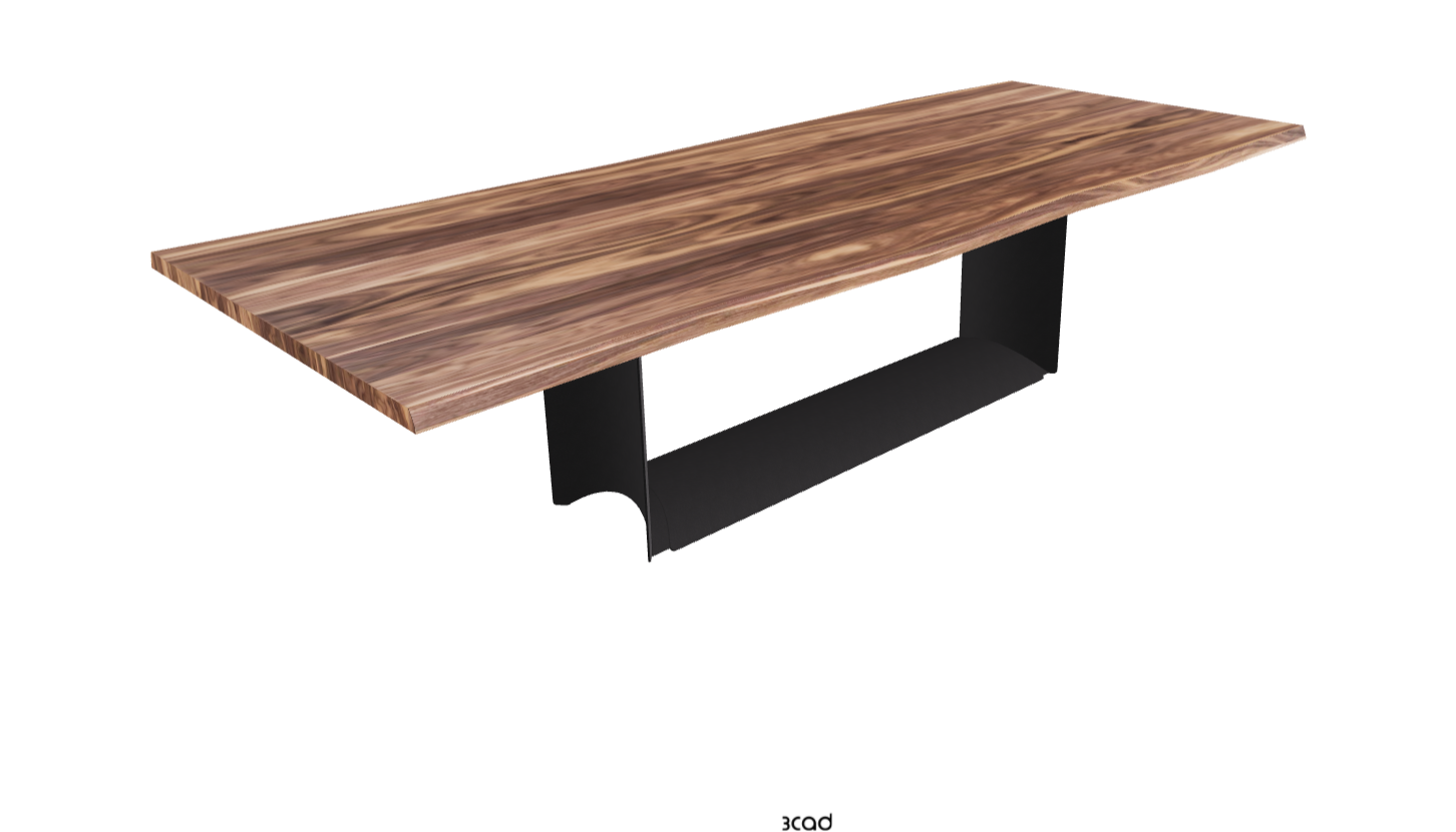 Cattelan Italia Dragon Wood Live Edged Dining Table
