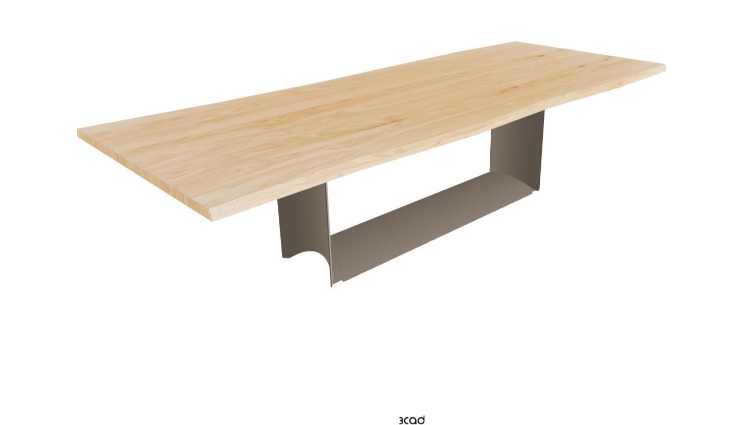 Cattelan Italia Dragon Wood Live Edged Dining Table
