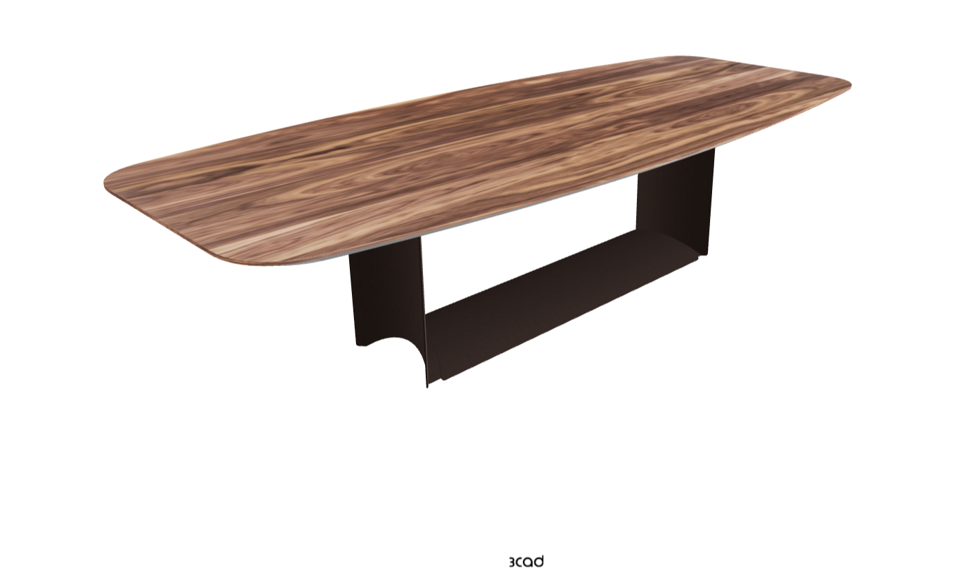 Cattelan Italia Dragon Wood Barrel-Shaped Dining Table