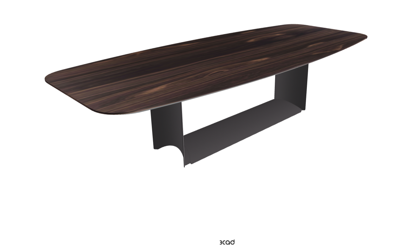 Cattelan Italia Dragon Wood Barrel-Shaped Dining Table