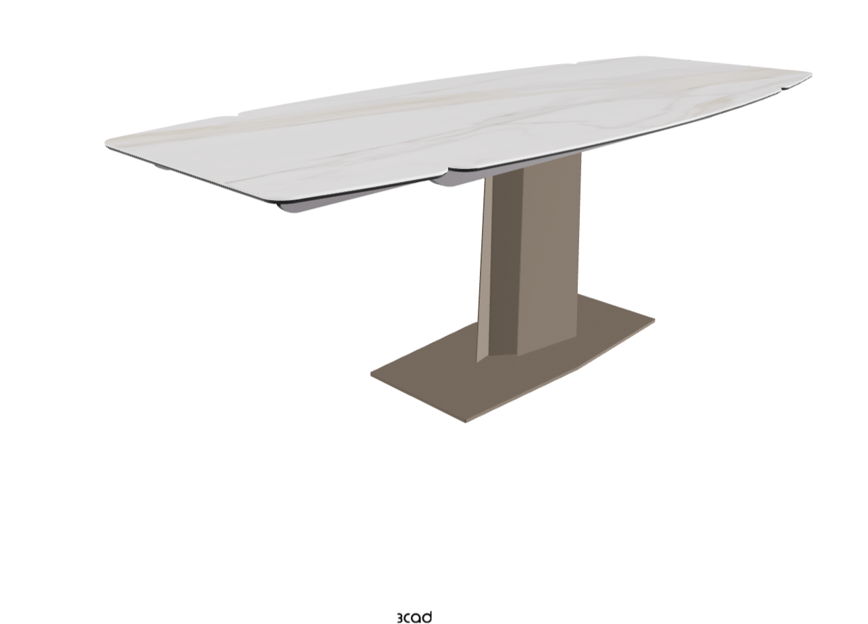 140-217×90×75h_Matt Golden Calacatta_Titanium Embossed_Extended