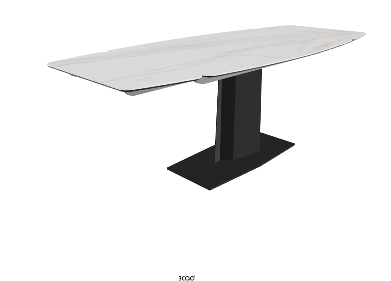 140-217×90×75h_Matt Golden Calacatta_Black Embossed_Extended
