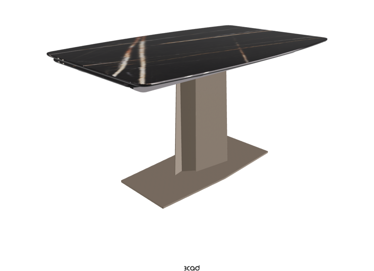 140-217×90×75h_Glossy Sahara Noir_Titanium Embossed_Closed