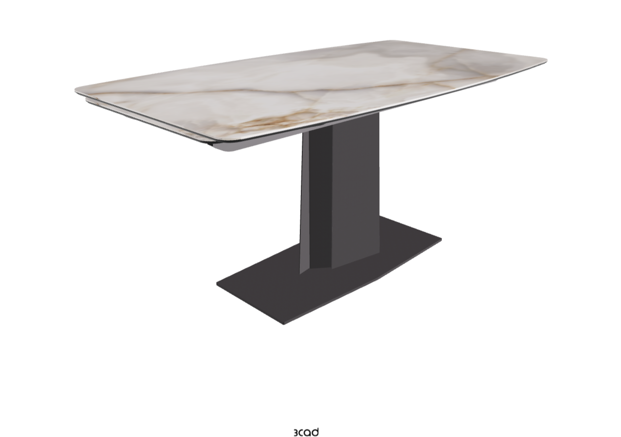 160-237×92×75h_Alabastro_Graphite Embossed_Closed