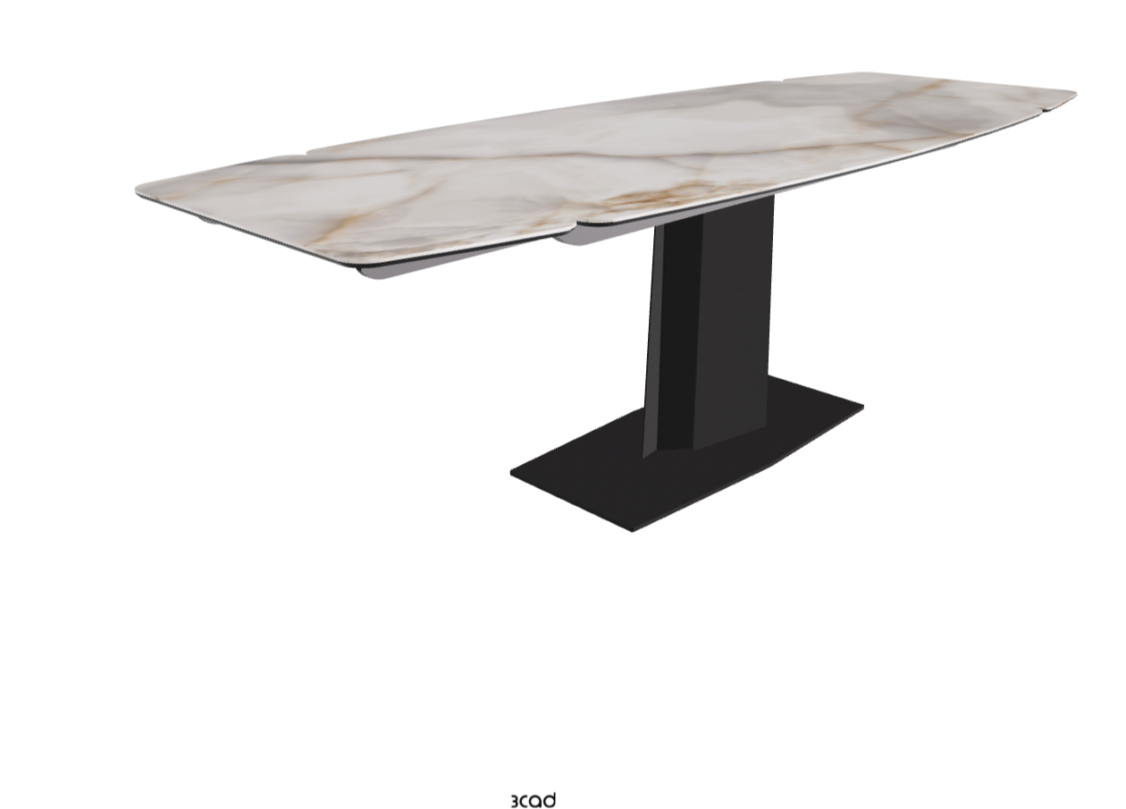 160-237×92×75h_Alabastro_Black Embossed_Extended
