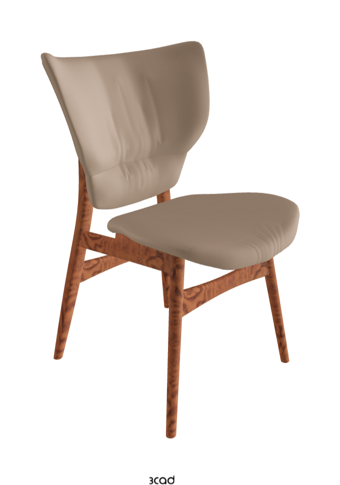 Dumbo Dining Chair_Canaletto Walnut Stained Ashwood_Glove Soft Leather_Taupe