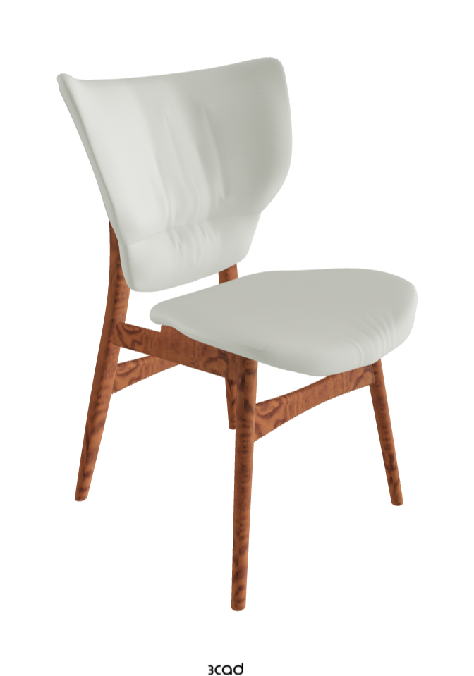Dumbo Dining Chair_Canaletto Walnut Stained Ashwood_Soft Leather_Artico