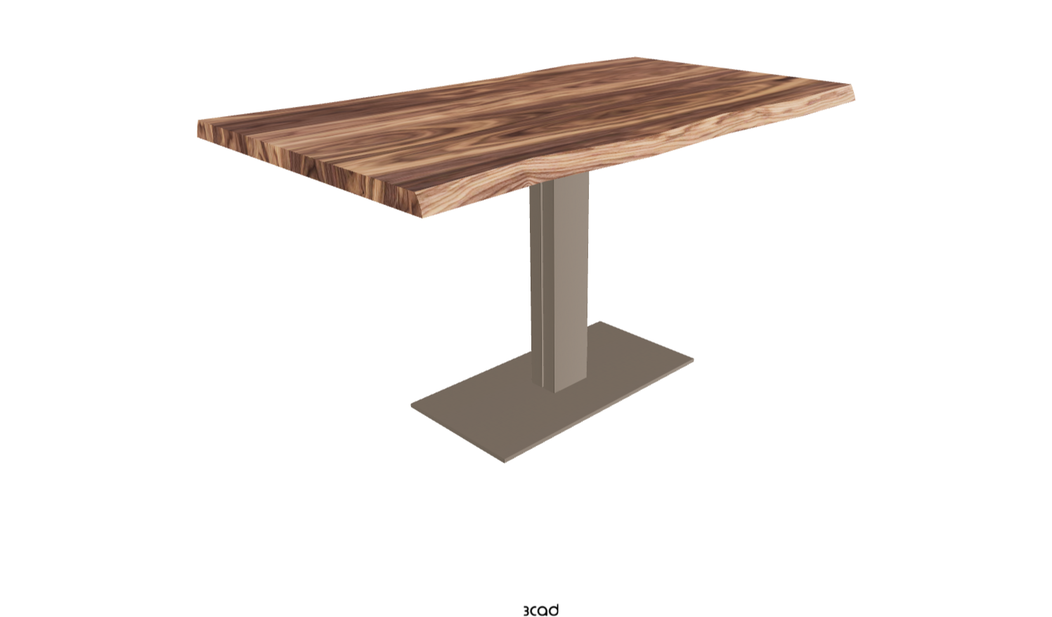 Cattelan Italia Elvis Wood Live Edged Dining Table