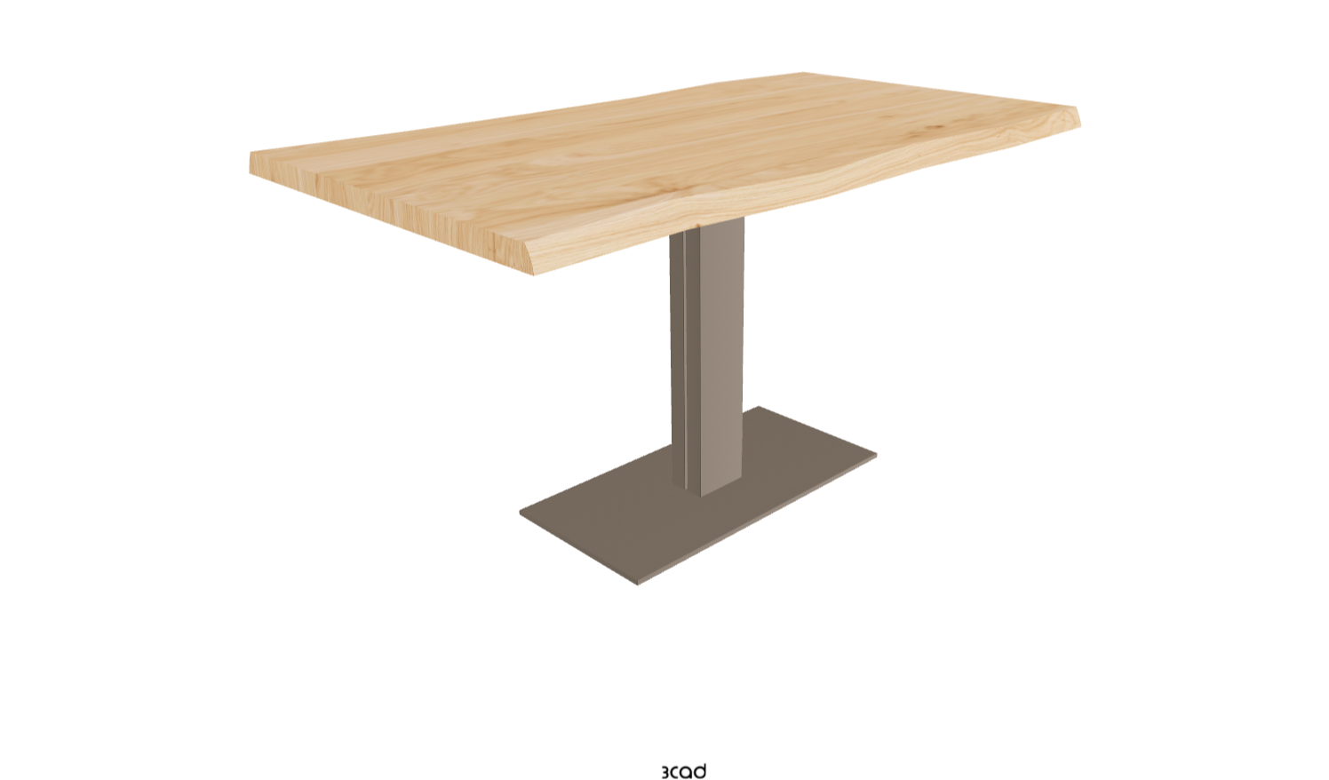 Cattelan Italia Elvis Wood Live Edged Dining Table