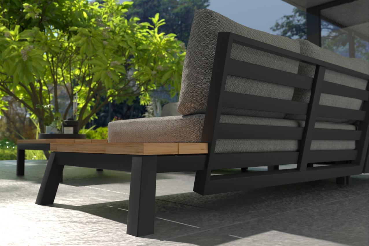 4 Seasons Outdoor Empire Corner Lounge Set