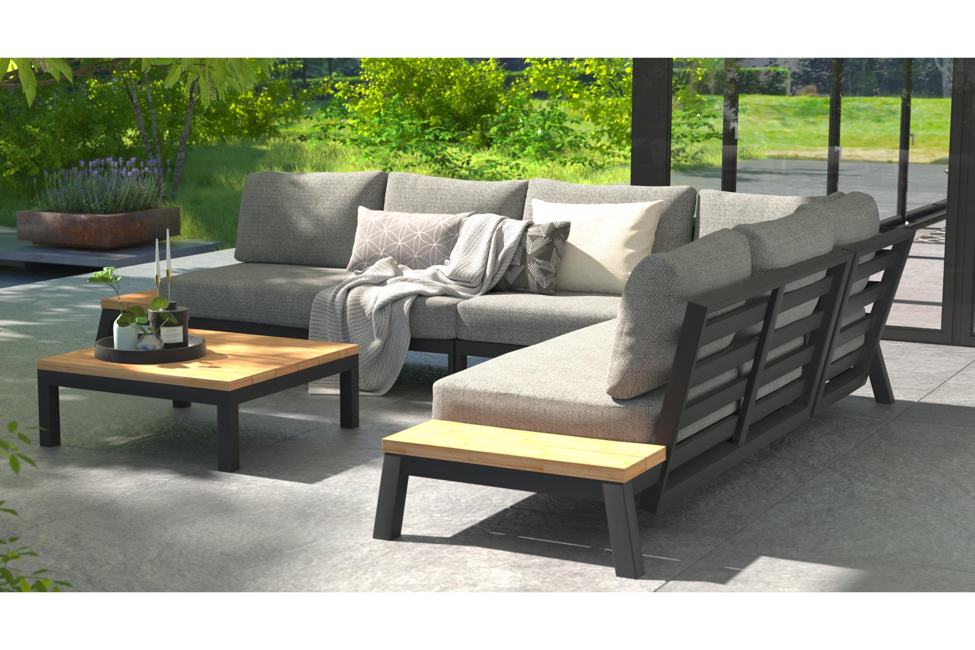 4 Seasons Outdoor Empire Corner Lounge Set
