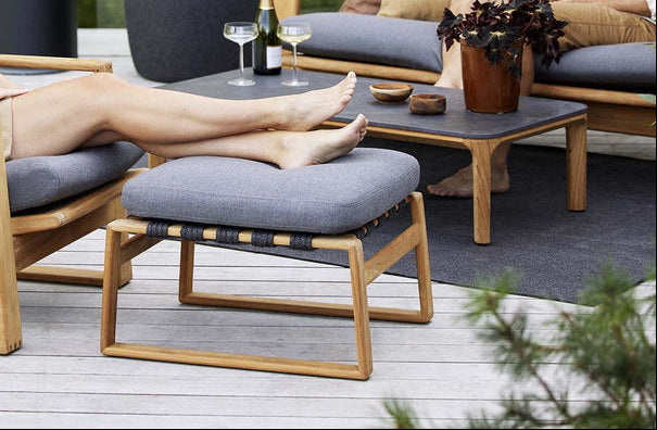 Cane-line Endless Soft footstool