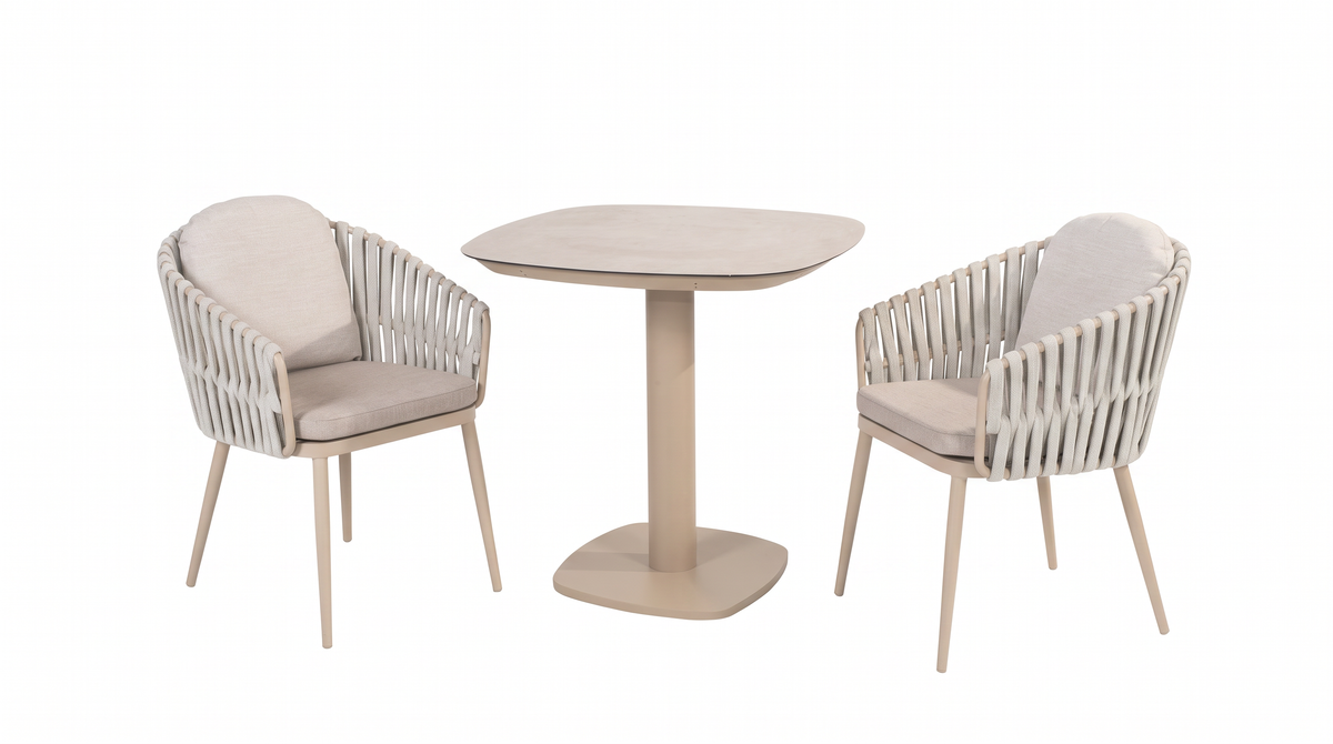 4 Seasons Outdoor Eva 2 Seat Manolo 75cm Barrel Ceramic Dining Table