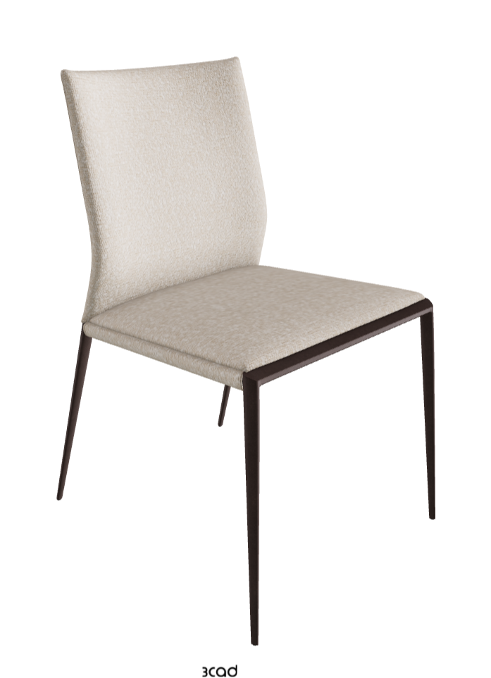 Eva Dining Chair_Bronze Embossed_Fabric_B241