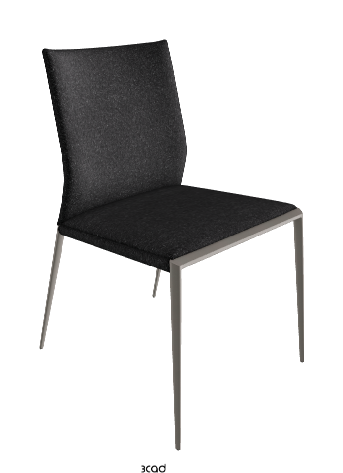 Eva Dining Chair_Titanium Embossed_Fabric_B246