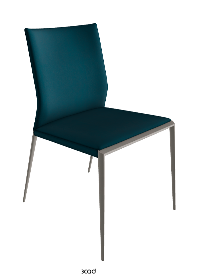 Eva Dining Chair_Titanium Embossed_Fabric_B928