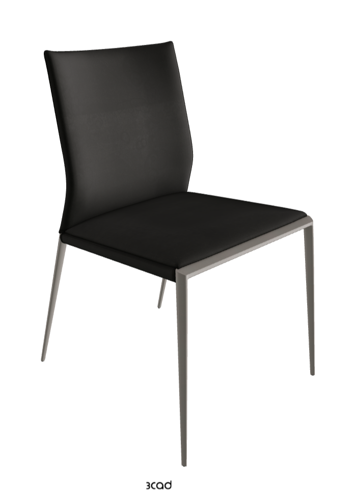 Eva Dining Chair_Titanium Embossed_Fabric_B932