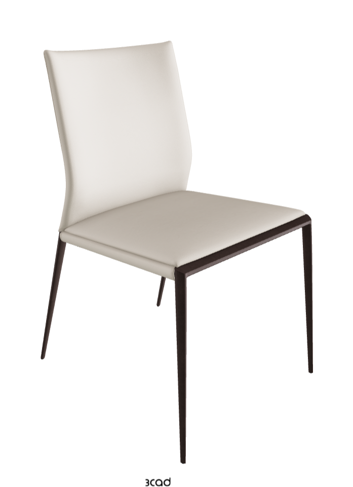 Eva Dining Chair_Bronze Embossed_Soft Leather_Palladio
