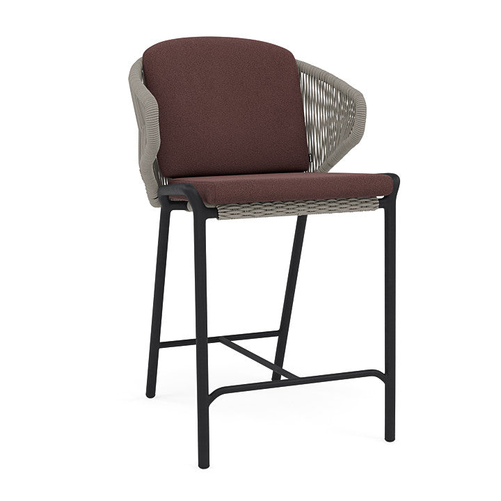 Manutti Radoc Counter Height Stool with Back