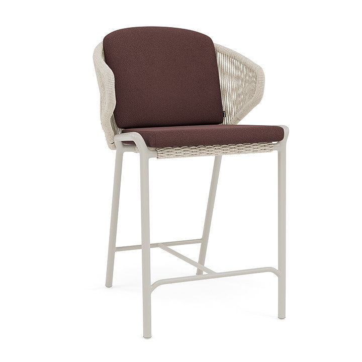 Manutti Radoc Counter Height Stool with Back