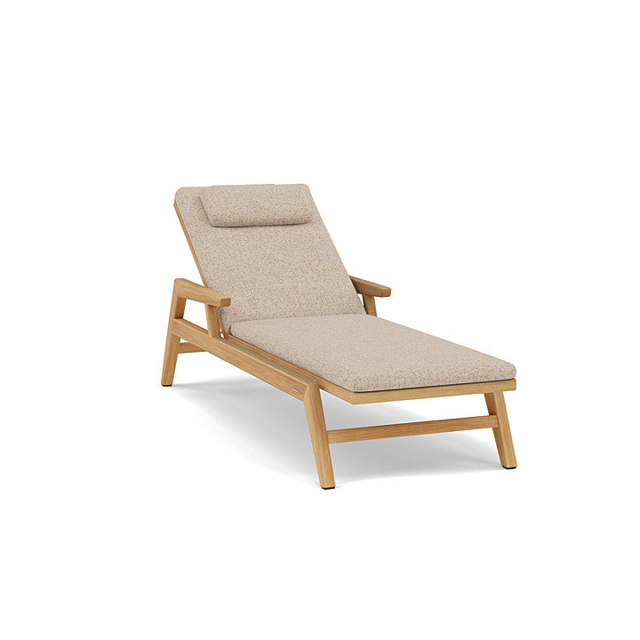 Manutti Sunrise Sun Lounger With Armrest