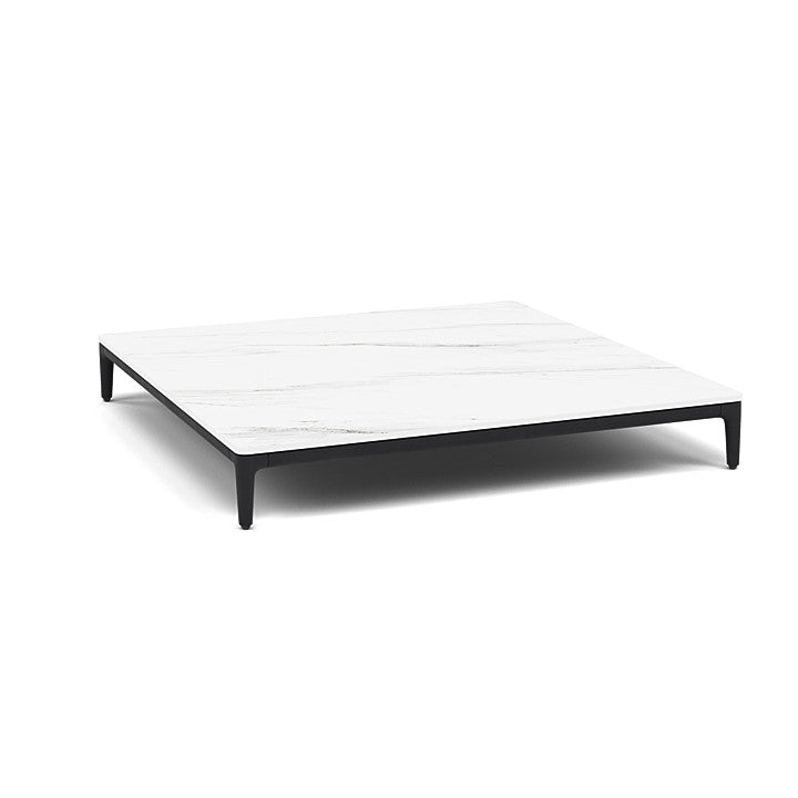 Manutti Zendo Sense Square Coffee Table with 96 cm Width & Depth and 15 cm Height