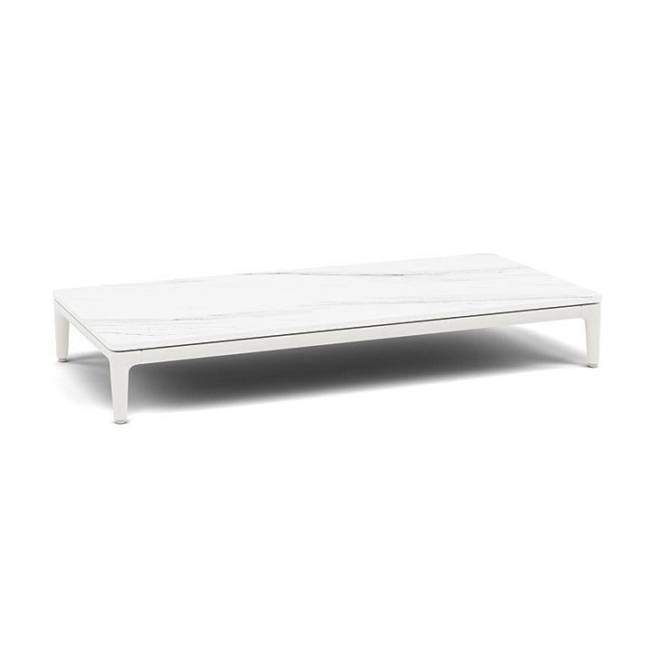 Manutti Zendo Sense Small Rectangular Coffee Table with 96 cm Width, 46 cm Depth & 15 cm Height