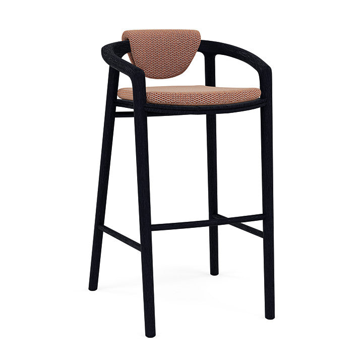 Manutti Solid Barstool With Back