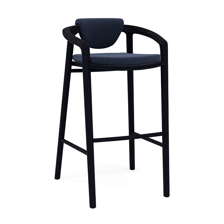 Manutti Solid Barstool With Back