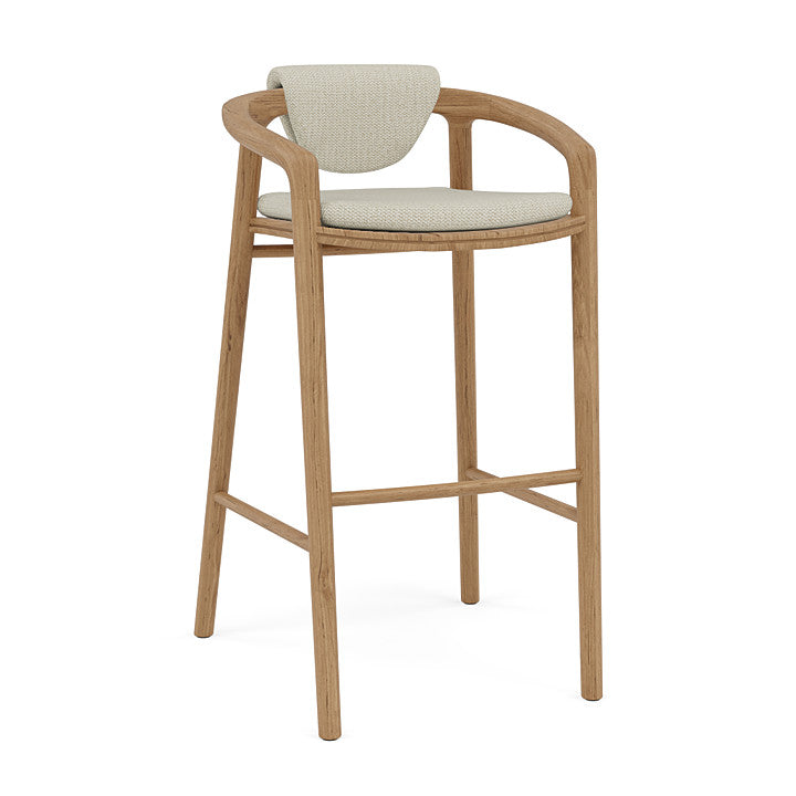 Manutti Solid Barstool With Back