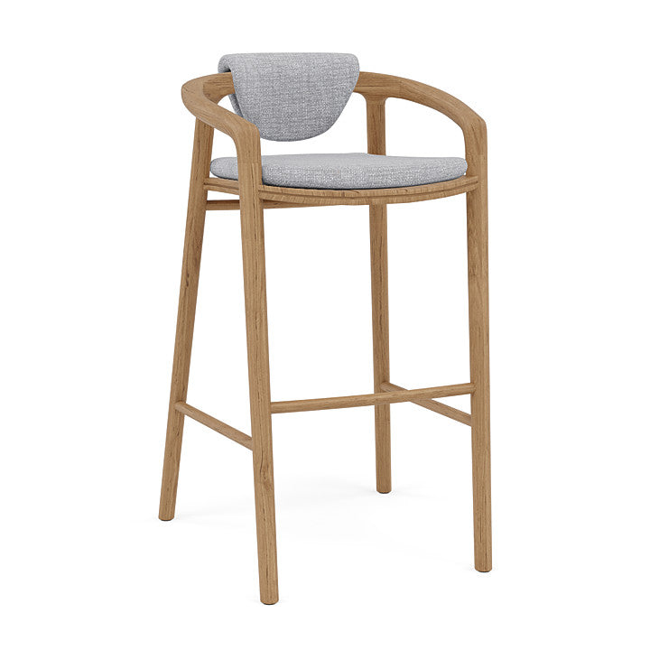 Manutti Solid Barstool With Back