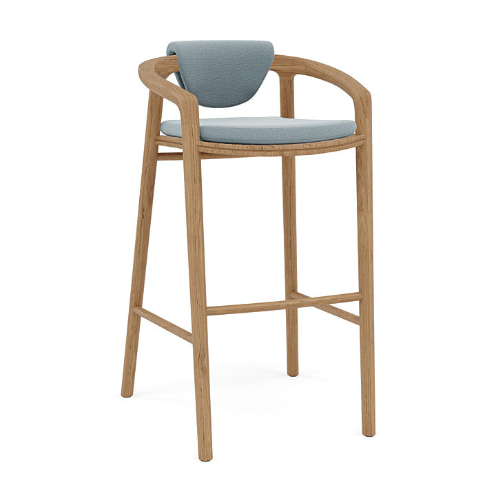 Manutti Solid Barstool With Back