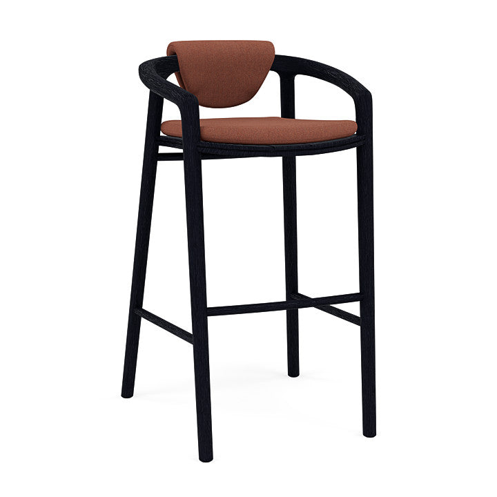 Manutti Solid Barstool With Back