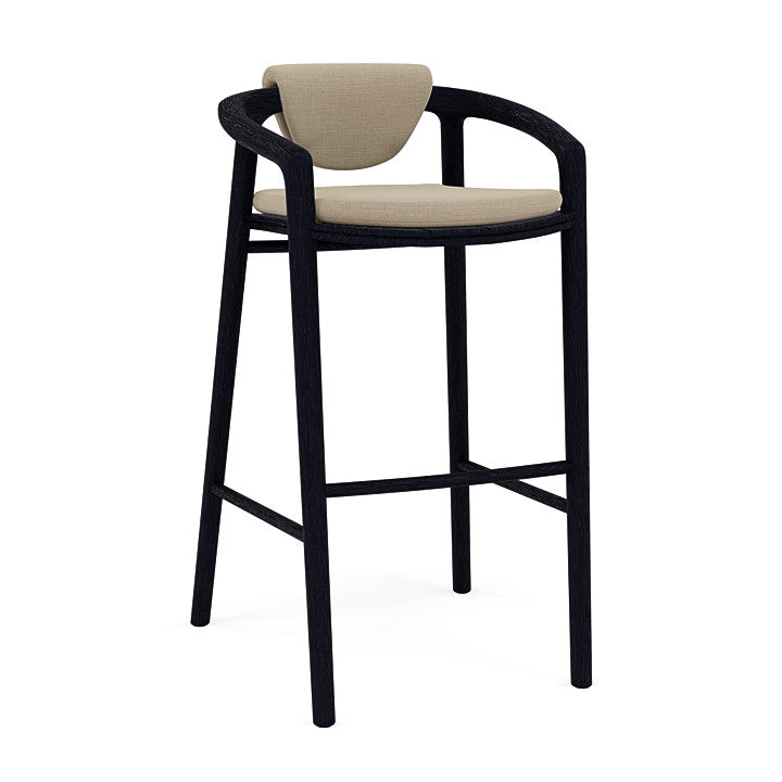 Manutti Solid Barstool With Back
