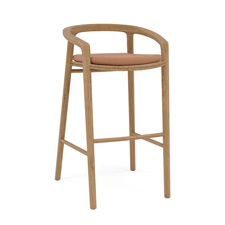 Manutti Solid Barstool With Back