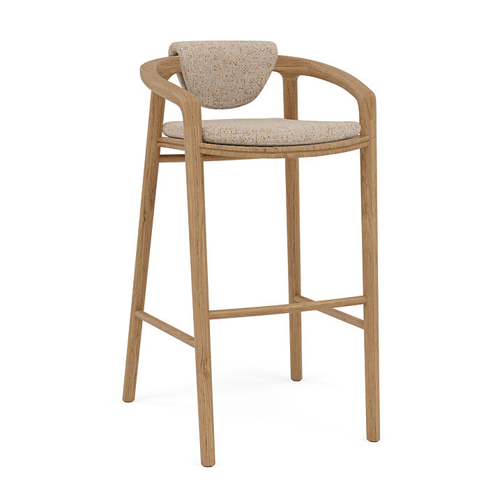 Manutti Solid Barstool With Back