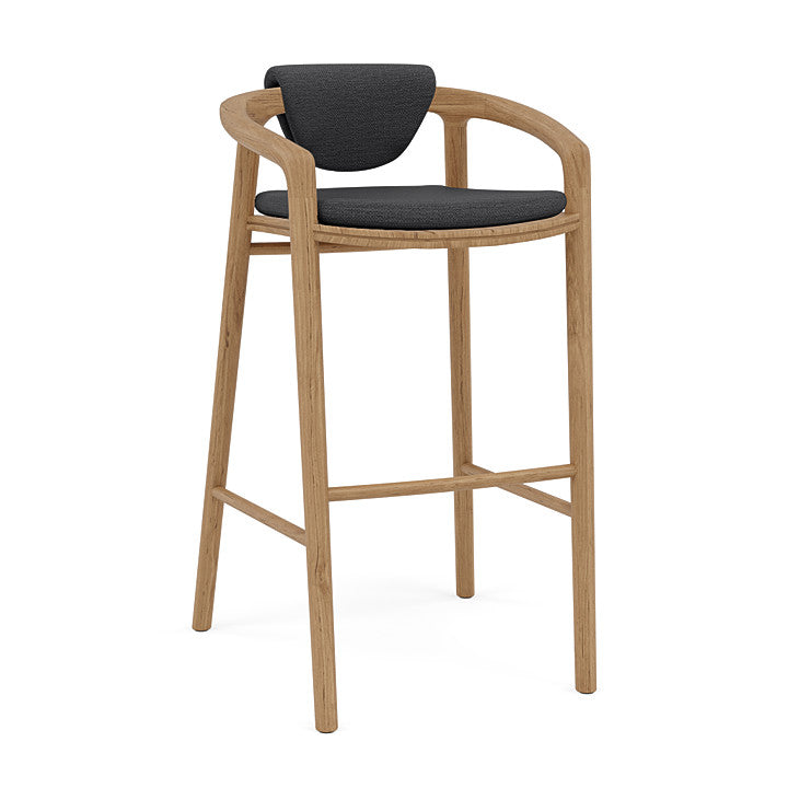 Manutti Solid Barstool With Back
