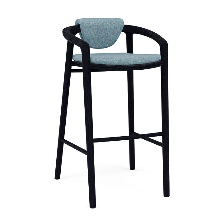 Manutti Solid Barstool With Back