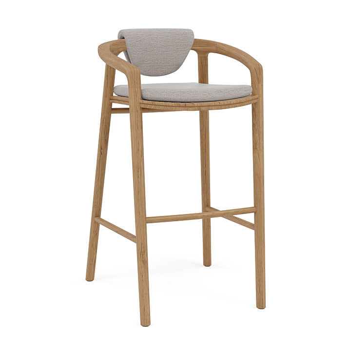 Manutti Solid Barstool With Back