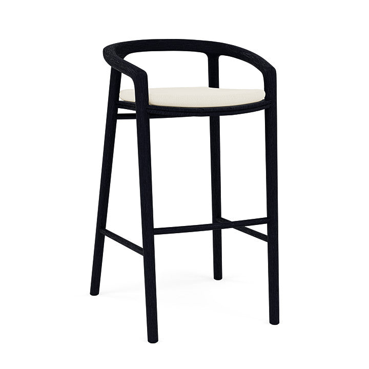 Manutti Solid Barstool With Back
