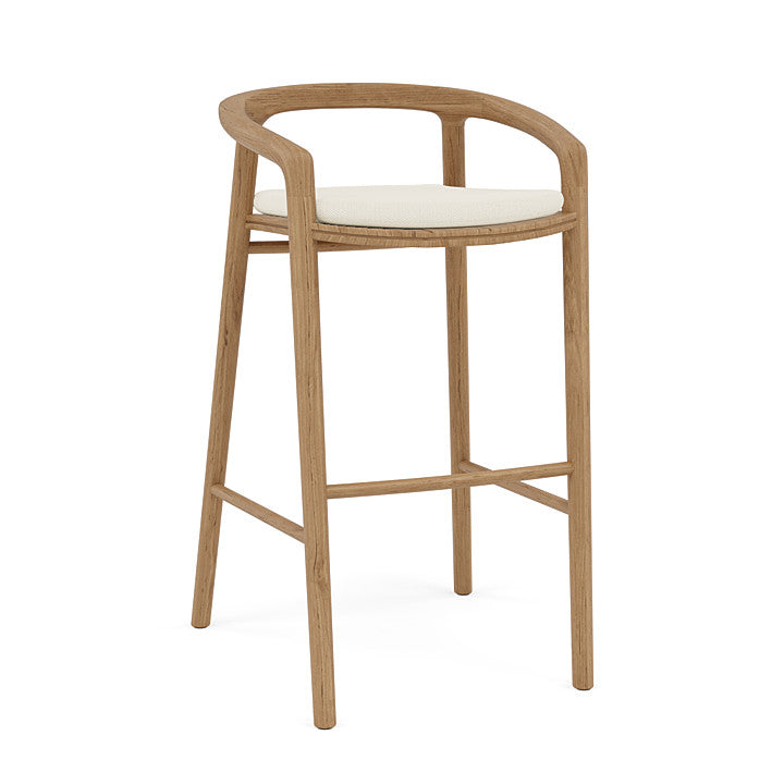 Manutti Solid Barstool With Back