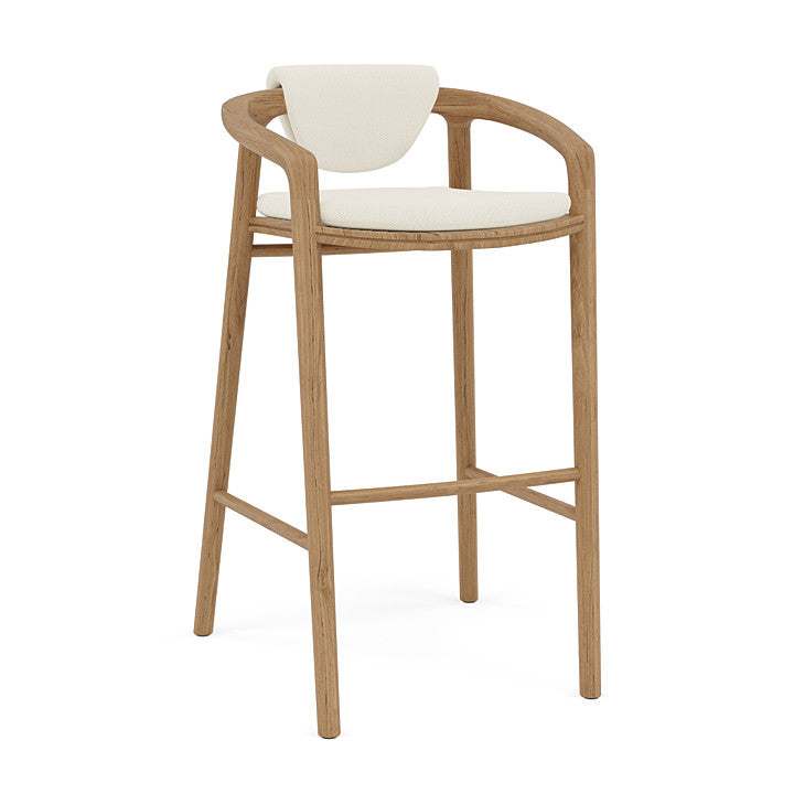 Manutti Solid Barstool With Back