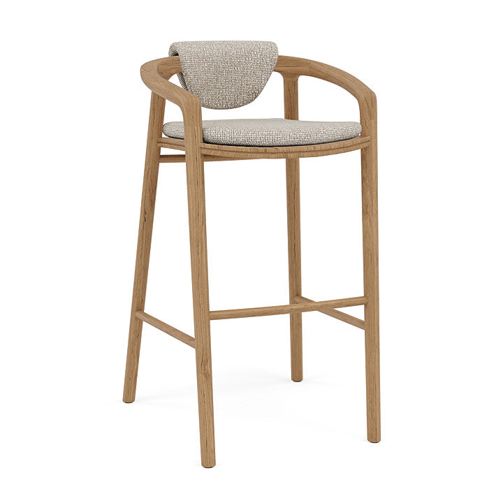 Manutti Solid Barstool With Back