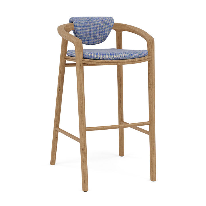 Manutti Solid Barstool With Back