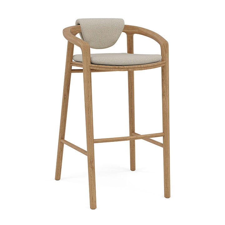 Manutti Solid Barstool With Back