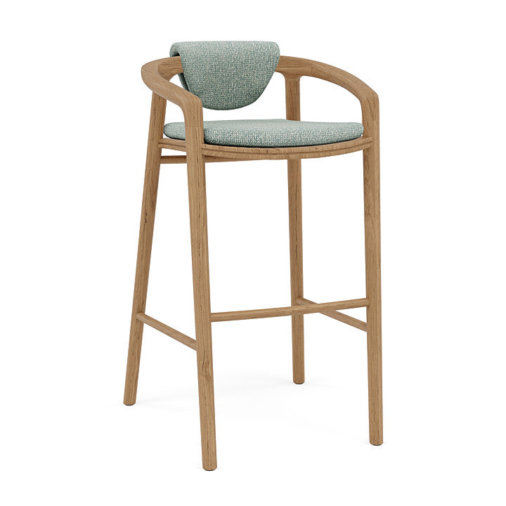 Manutti Solid Barstool With Back