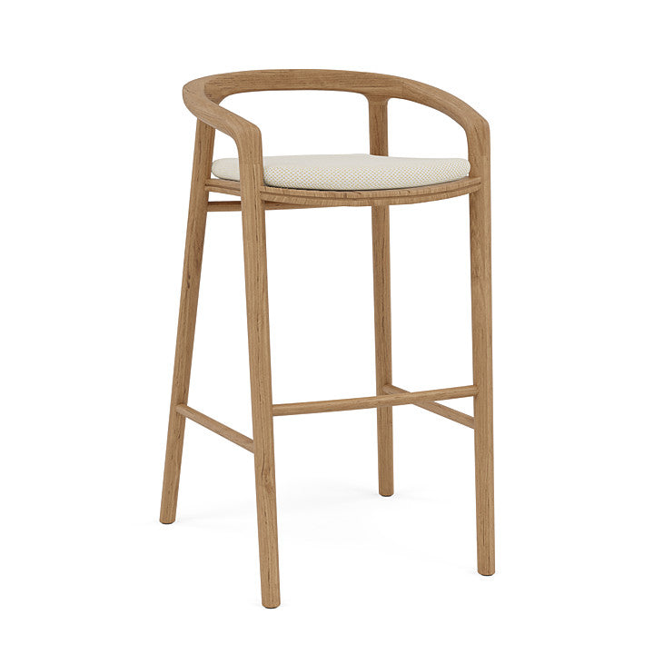 Manutti Solid Barstool With Back