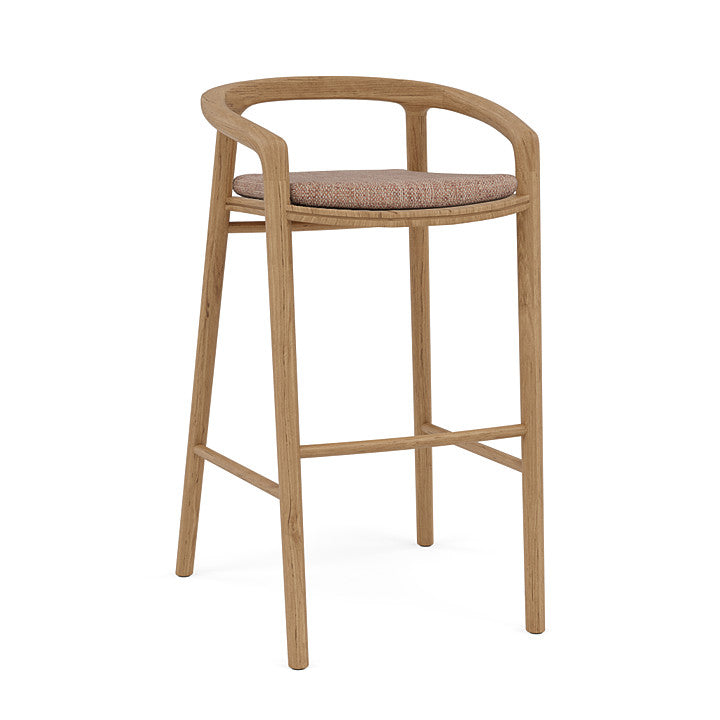 Manutti Solid Barstool With Back